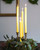 100% Pure Beeswax Candles (Set of 6) Organic Hand Made - 8" Tall, 3/4" Diameter; Tapers