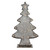 26.5" Rustic Brown and Gray LED Lighted Christmas Tree Tabletop Decor