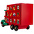 Advent Calendar Storage Truck Christmas Decoration - 14" - Red