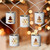 10 B/O LED Warm White Metal Lantern Christmas Lights - 6.25' Clear Wire