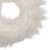 Wispy Feather Christmas Wreath - 14.5" - Unlit - Winter White