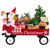 Lighted and Musical Santa Claus Merry Christmas Wagon Decoration - 20"
