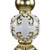 Ball Finial Commercial Size Christmas Decoration 48" - Gold and White