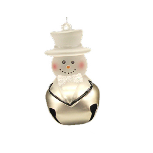 2.5" Beige and Black Groom Holiday Collections Wedding Jingle Buddies Christmas Ornament