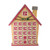 Advent Calendar House Christmas Decoration - 15"